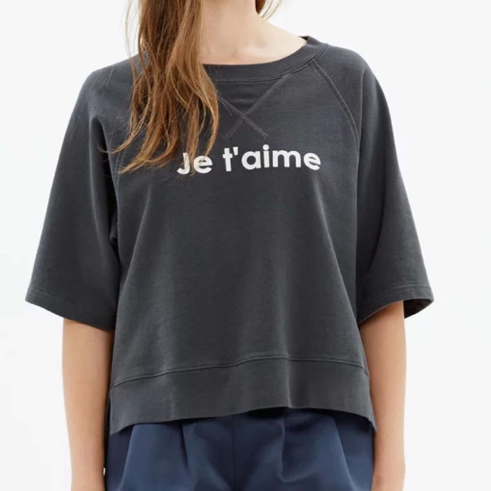 Madewell "Je T'aime" Sweatshirt